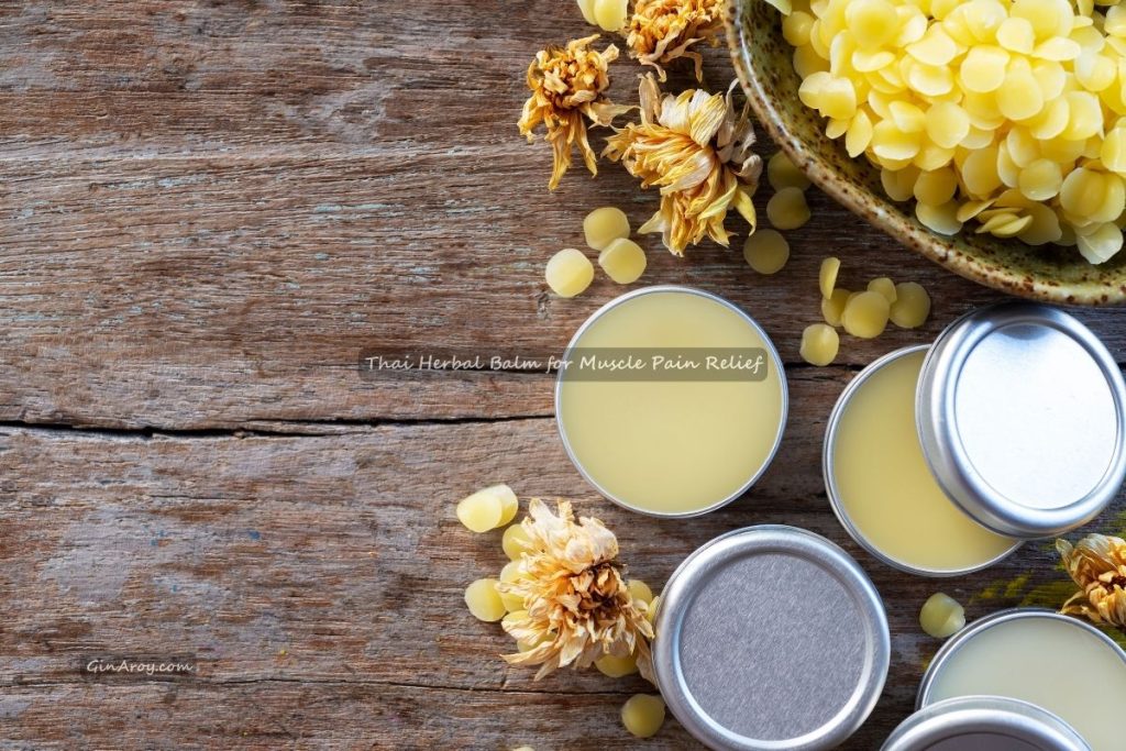 Thai Herbal Balm for Muscle Pain Relief (4) Thai Herbal Balm for Muscle Pain Relief