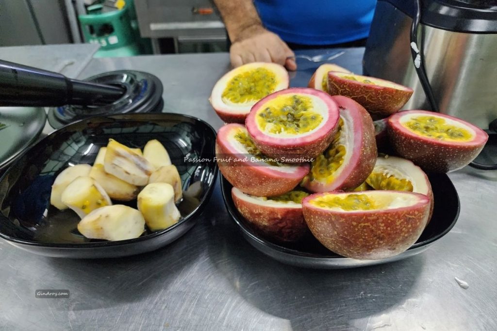 Passion Fruit and Banana Smoothie (3) Passion Fruit and Banana Smoothie