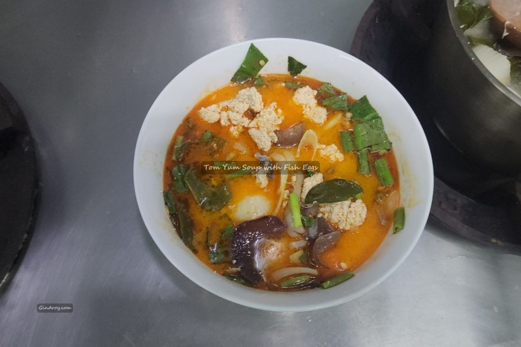 Tom Yum Soup with Fish Eggs (1) Tom Yum Soup with Fish Eggs