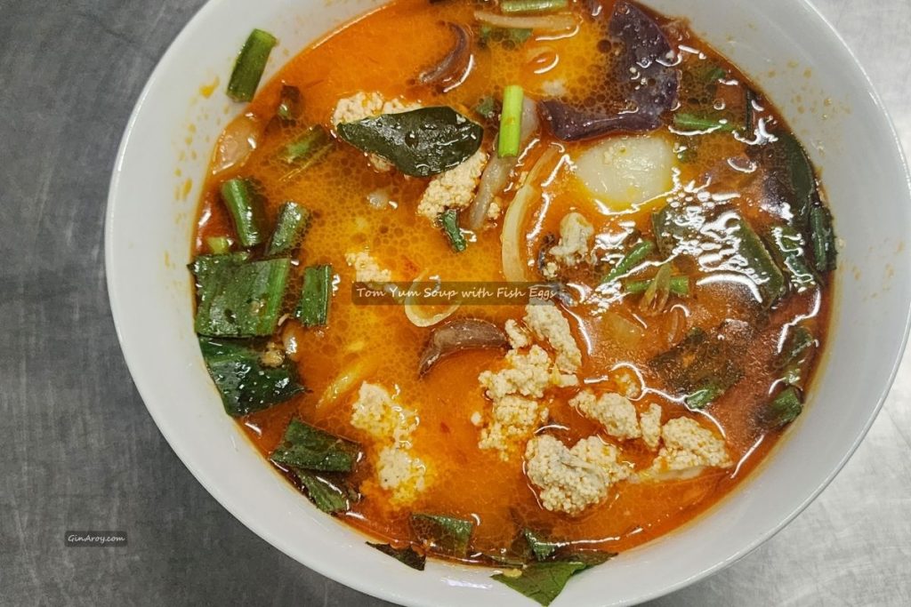 Tom Yum Soup with Fish Eggs (5) Tom Yum Soup with Fish Eggs