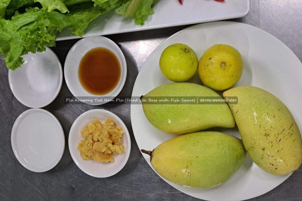 Pla Krapong Tod Nam Pla (Fried Sea Bass with Fish Sauce)